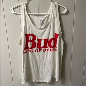 Vintage Bud king of beers tank top